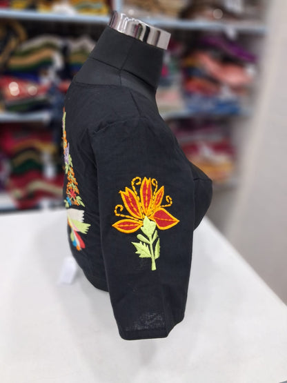 Designer Black Blouse