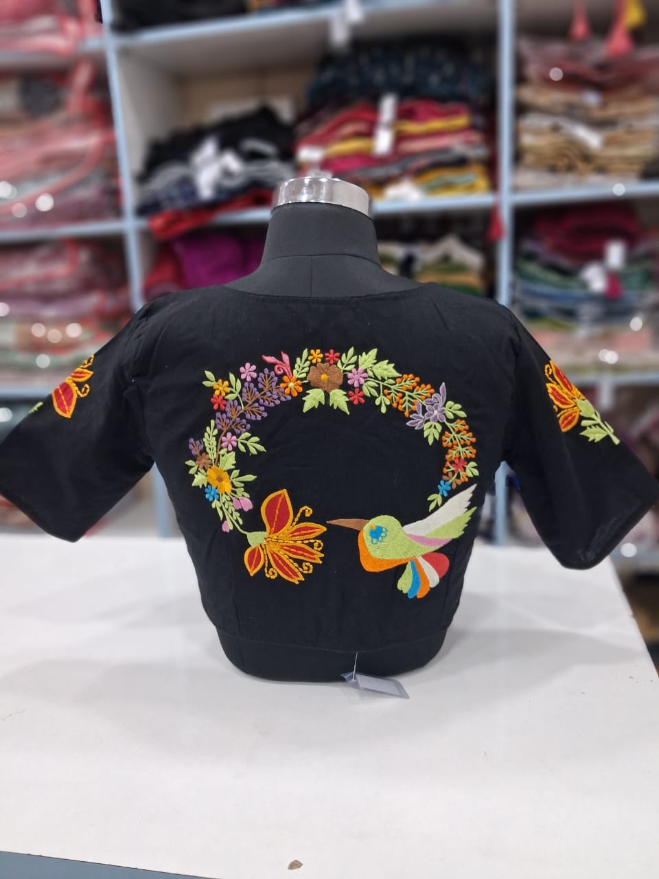 Designer Black Blouse