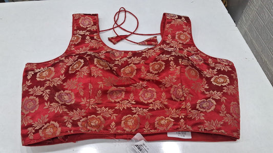 Red Printed Blouse